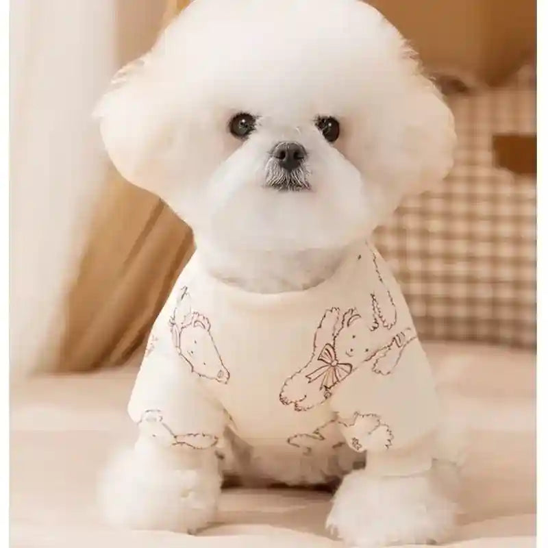 Mono acolchado ositos para perros - 4 patas invierno