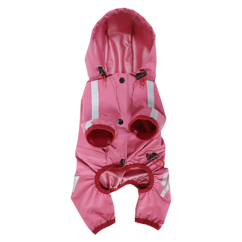 Dog Raincoat and Maltese with Breathable Hood "Cloudy"
