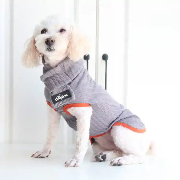 Maglione Cani Swiss con Sciarpina - Treccia Caldo by Dog Moda
