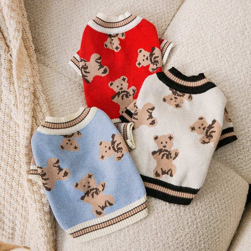 Dog sweater "Paradise" in bright patterns for little friends