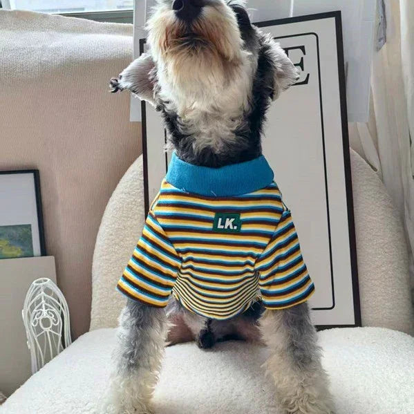 Elastisch Gestreept Shirt voor Honden - Warm en Comfortabel