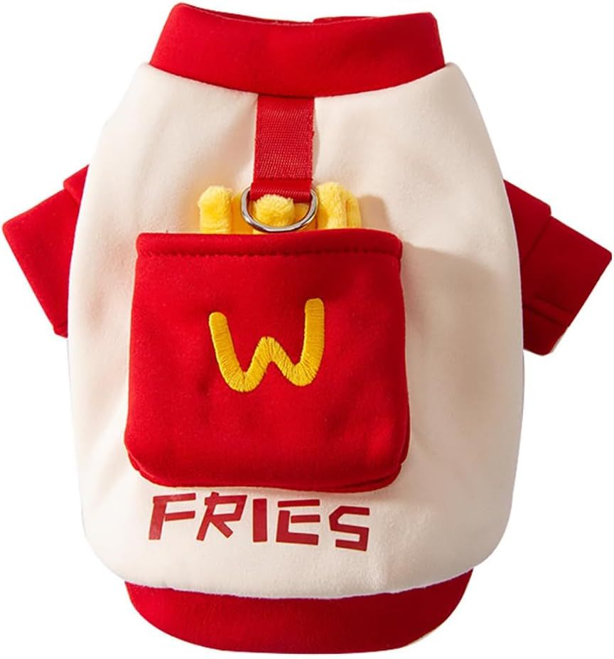 Dog Sweatshirt "Patatina" with Integrated Harness - Mac Donald Style