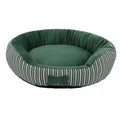 Paris Striped Dog and Cat Bed - Warm Velvet