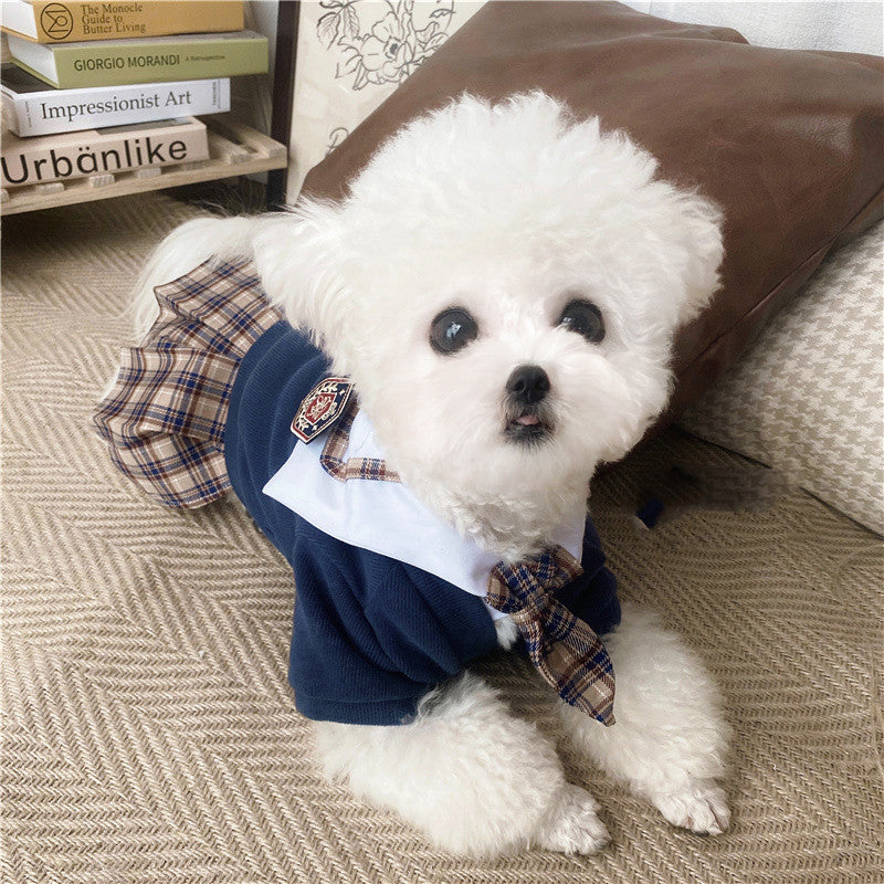 Elegantes Kleid für Hunde und Katzen "Collegge" - University Style