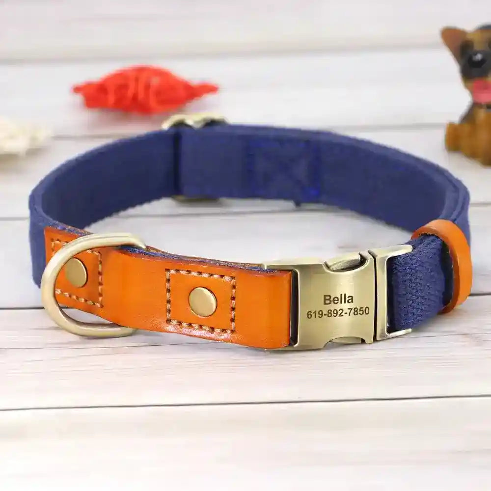 Collare Yatch per Cani in Pelle - Regolabile e Resistente by Dog Moda
