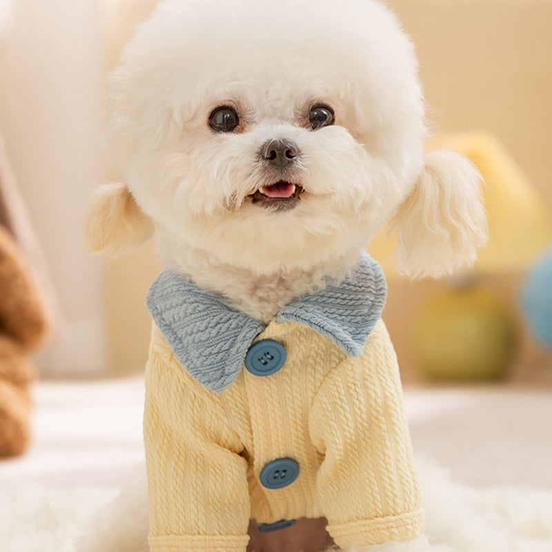 Warm Breathable Dog Sweater - Apricot