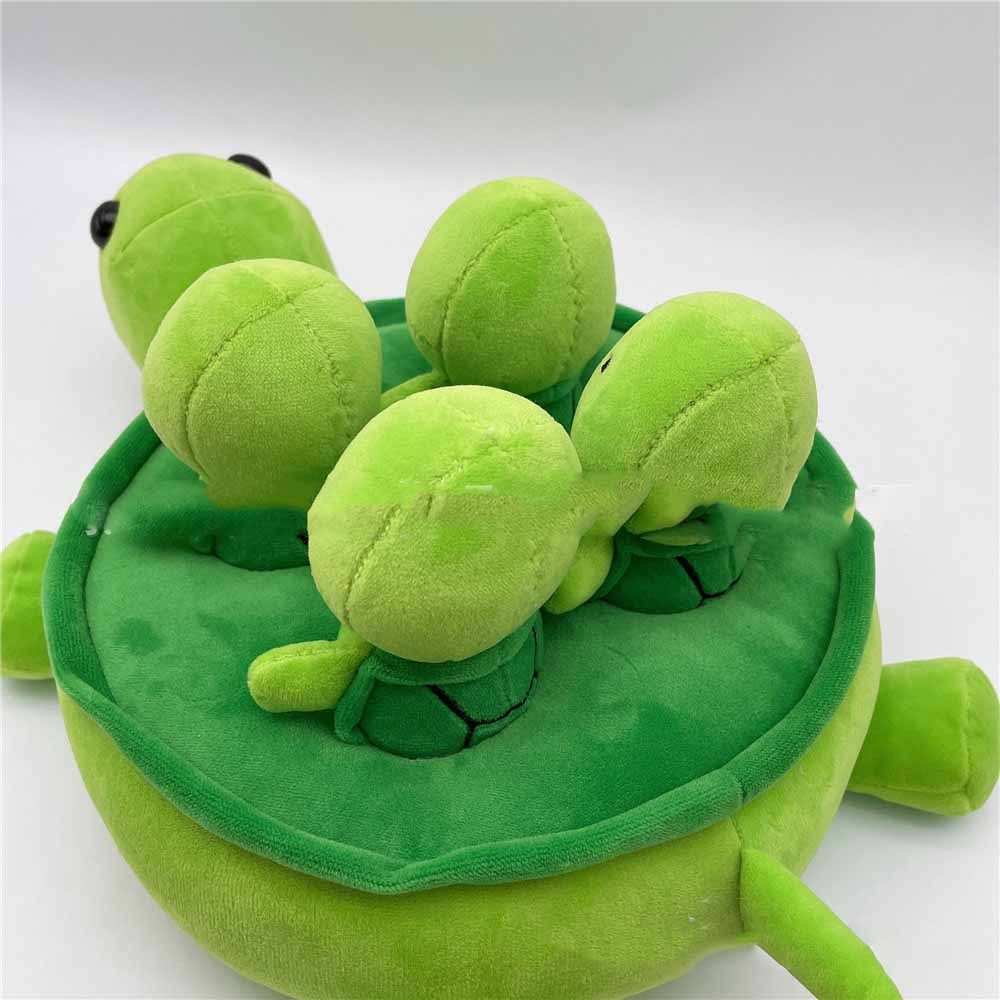 Hundespielzeug „Turtle“ – Plüschschildkröte mit kleinem interaktiven