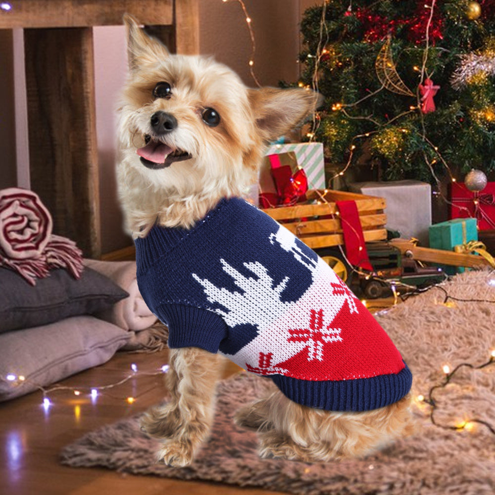 Maglione di Natale per Cani e gatti Morbido, Caldo e Perfetto per le Feste