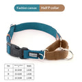 Collare Cane Canvas Targhetta ID Anti-Smarrimento