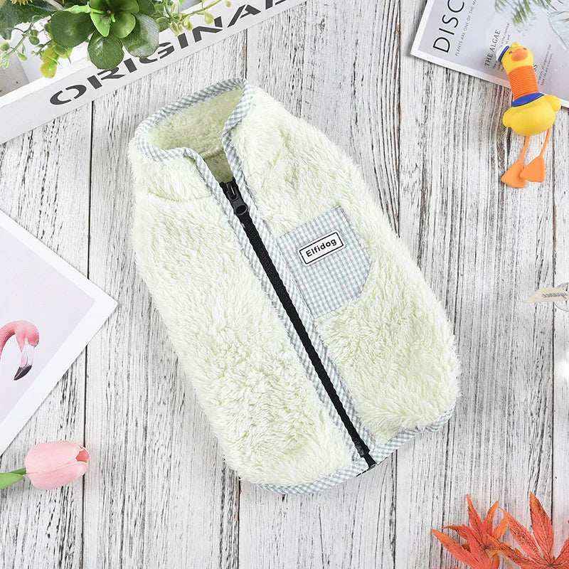 Abrigo Effidog para Perros - Chaleco de Pile con Cremallera