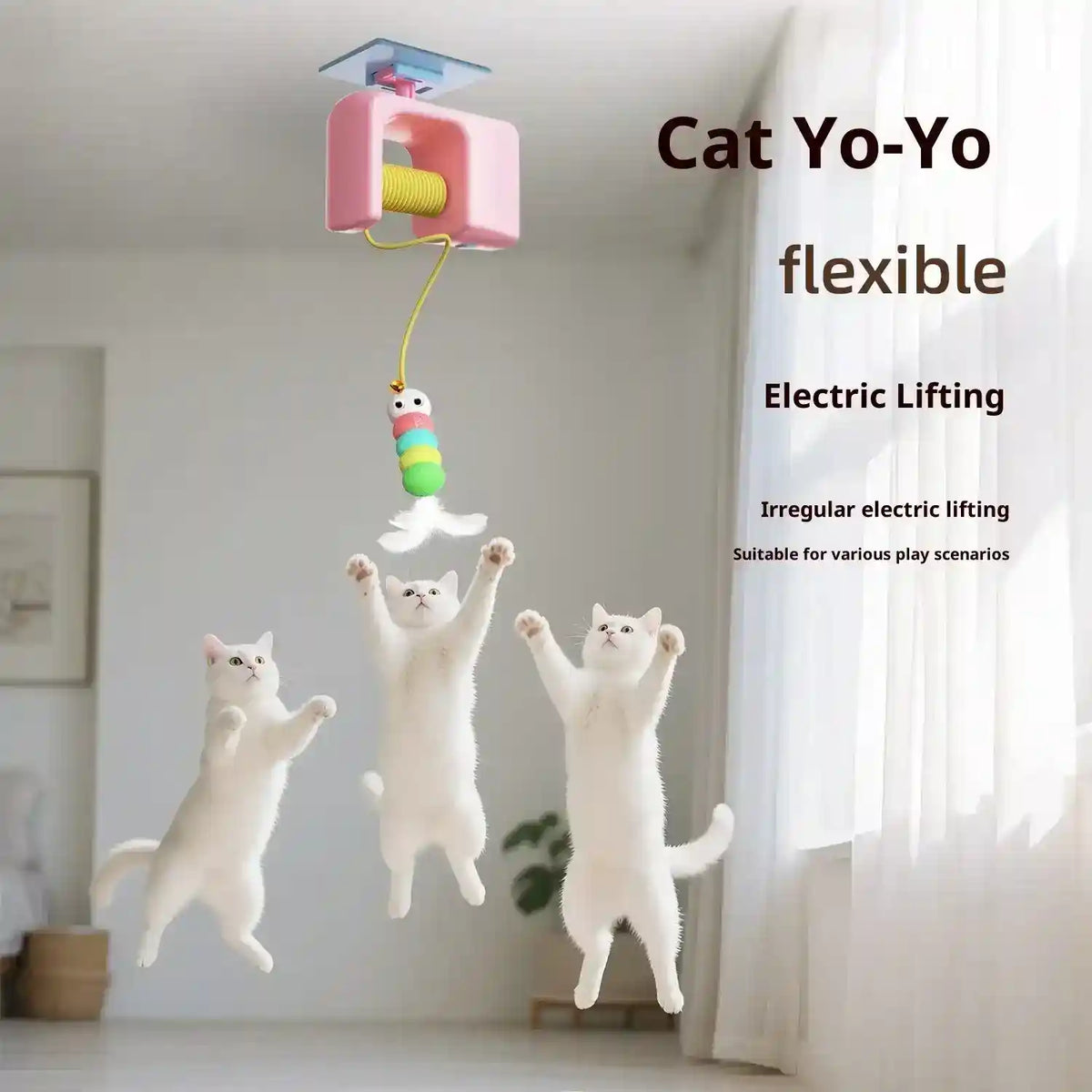 Gioco Yo-Yo Elettrico per Gatti - Interattivo Soffitto by Dog Moda