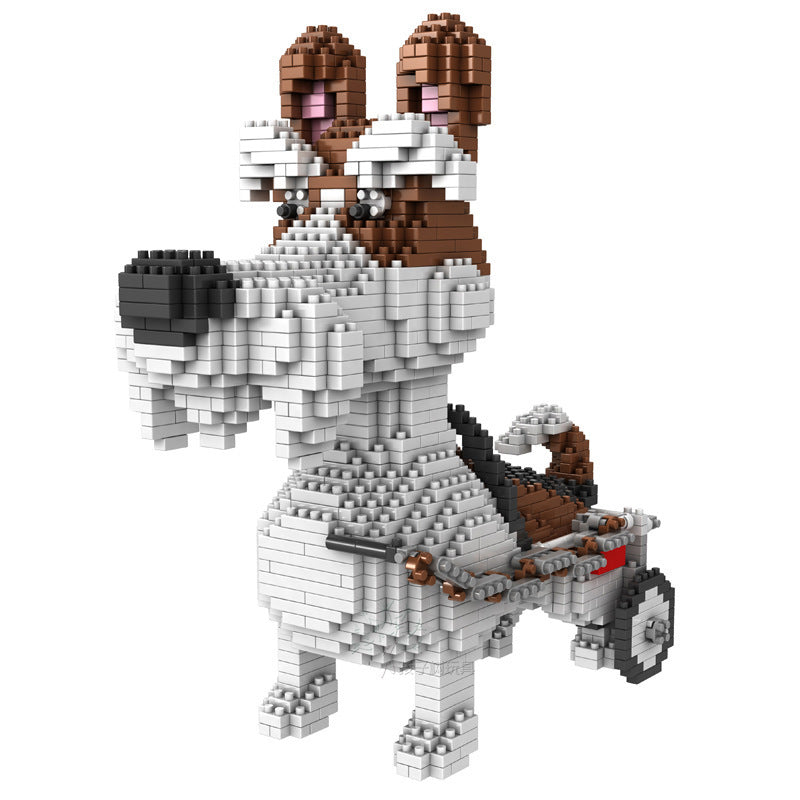 Juego de Bloques en Forma de Perro – Modelo Corgi y Teddy