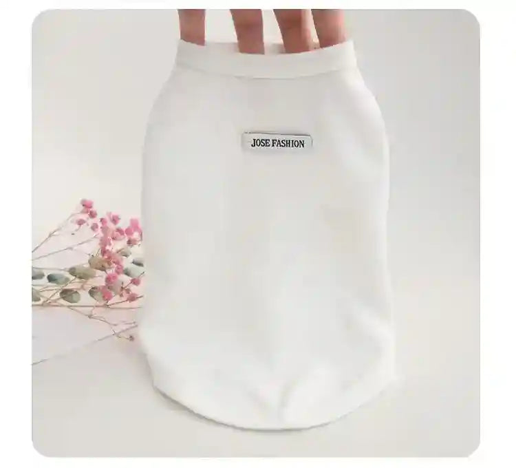 Canottiera in cotone per cani Bichon leggera e traspirante by Dog Moda