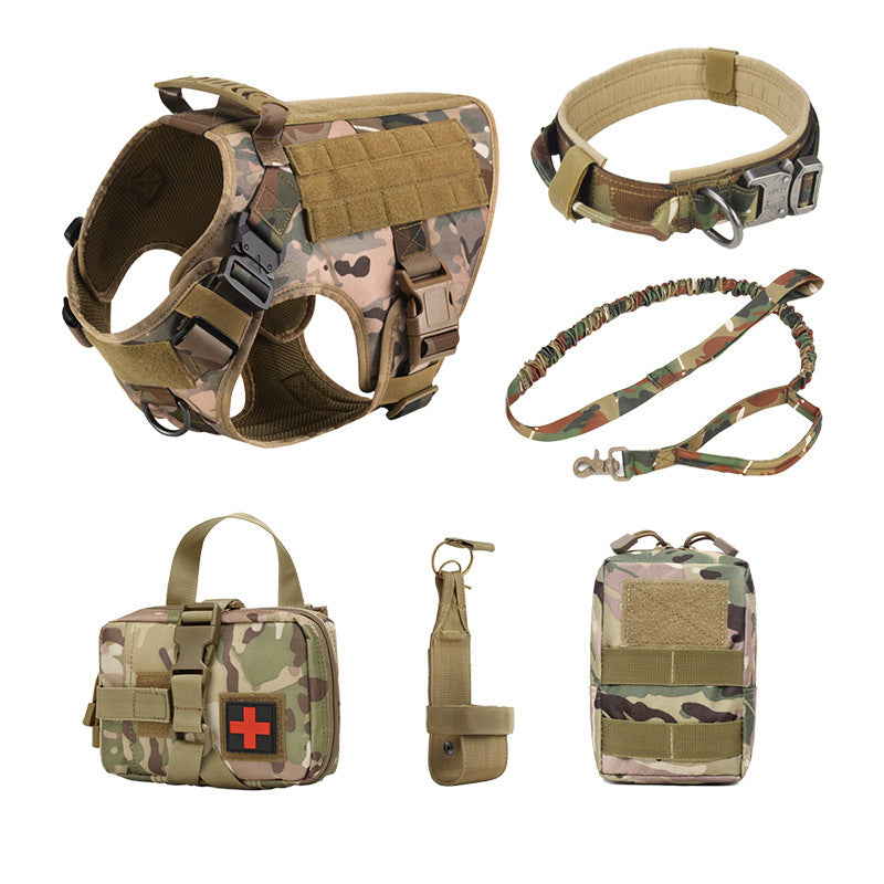 Kit Pettorina Tattica Cani Addestramento con Accessori