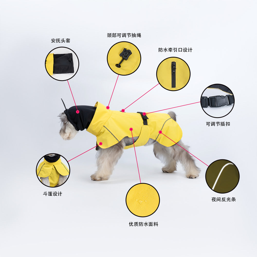 Cappottino impermeabile per cani Poncho – taglie S a 3XL