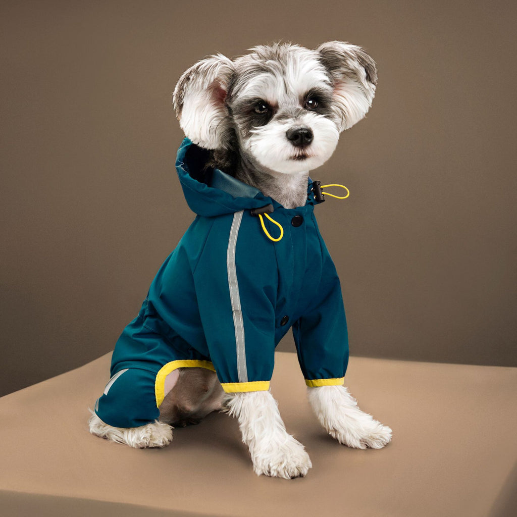 UrbanPaws 4-Legged Dog Raincoat - Rainproof