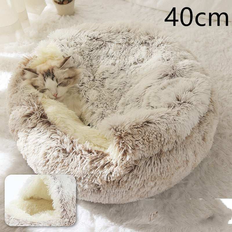 Cuccia Avvolgente "Comfort Ciambella" in Pile con Copertina - Dog Moda