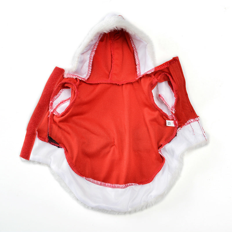Cheepet Santa Claus Dog Costume - The Perfect Christmas Style for Your Four-Legged Friend