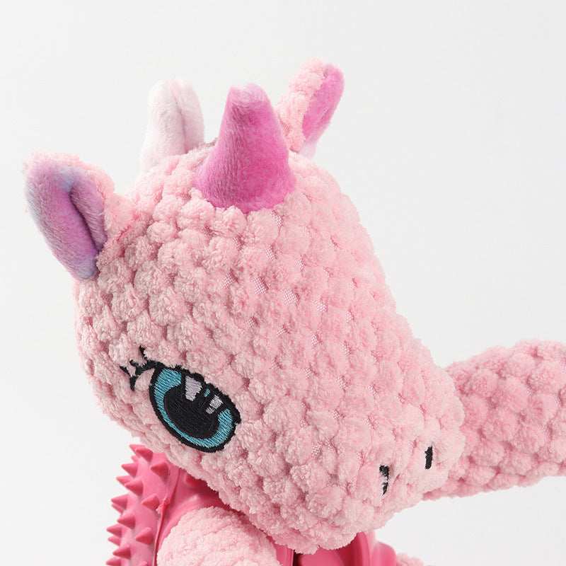 Peluche per Cani con Pallina Portapremietti – Cagnolino, Unicorno e Bradipo - Dog Moda
