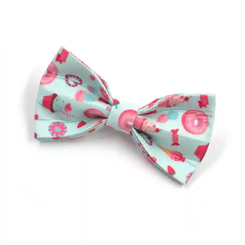 Set Collare Guinzaglio Papillon Cani - Fantasia Macaron by Dog Moda