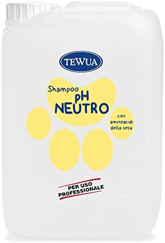 Tewua Ph Neutro Shampoo per cani Professionale.Tanica Lt 10 - P21328