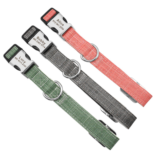 Collare Personalizzato Cani - Incisione Nome e Numero by Dog Moda