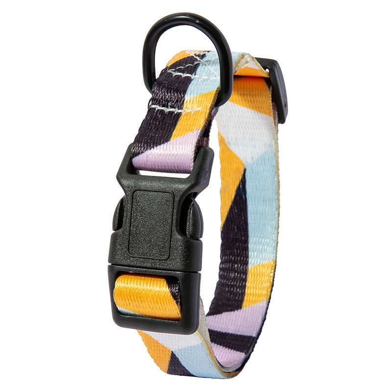 Dog Collar and Leash Set - "Bohemian" Model