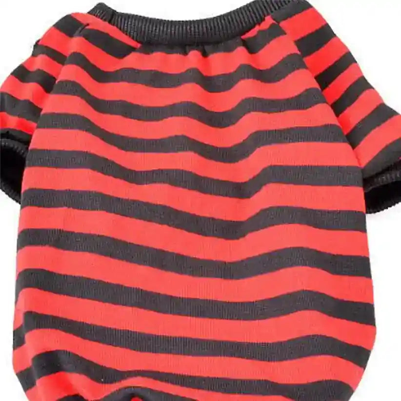 Maglia a Righe per Cani - Abbigliamento Invernale Caldo by Dog Moda