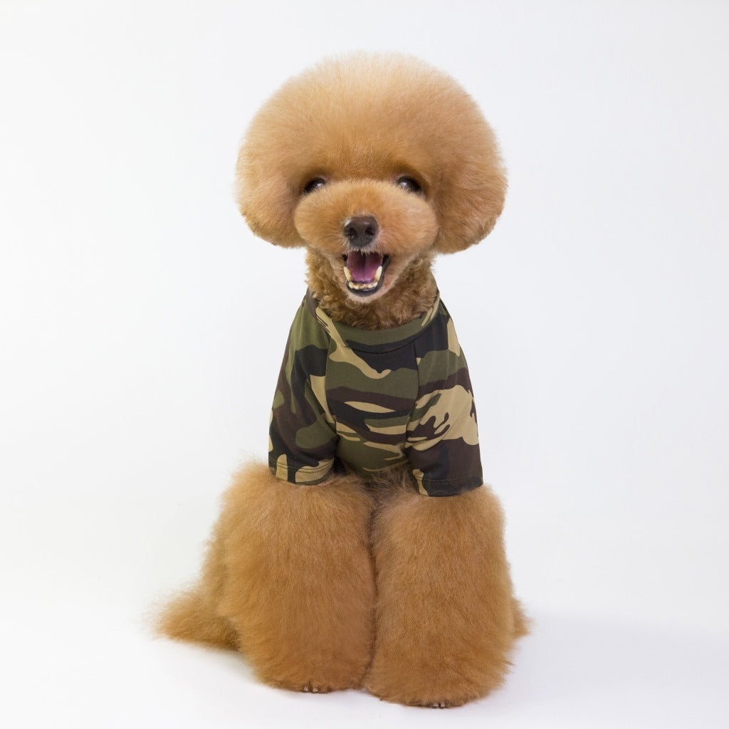 "Super Hero" Camouflage Dog Shirt