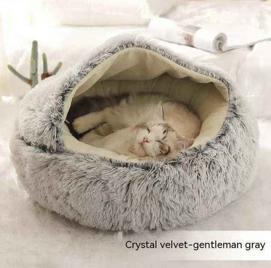 Cuccia Avvolgente "Comfort Ciambella" in Pile con Copertina - Dog Moda