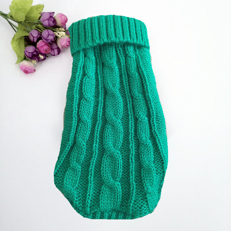"Penelope" Solid Color Dog Sweater – Style and Warmth for Winter Days