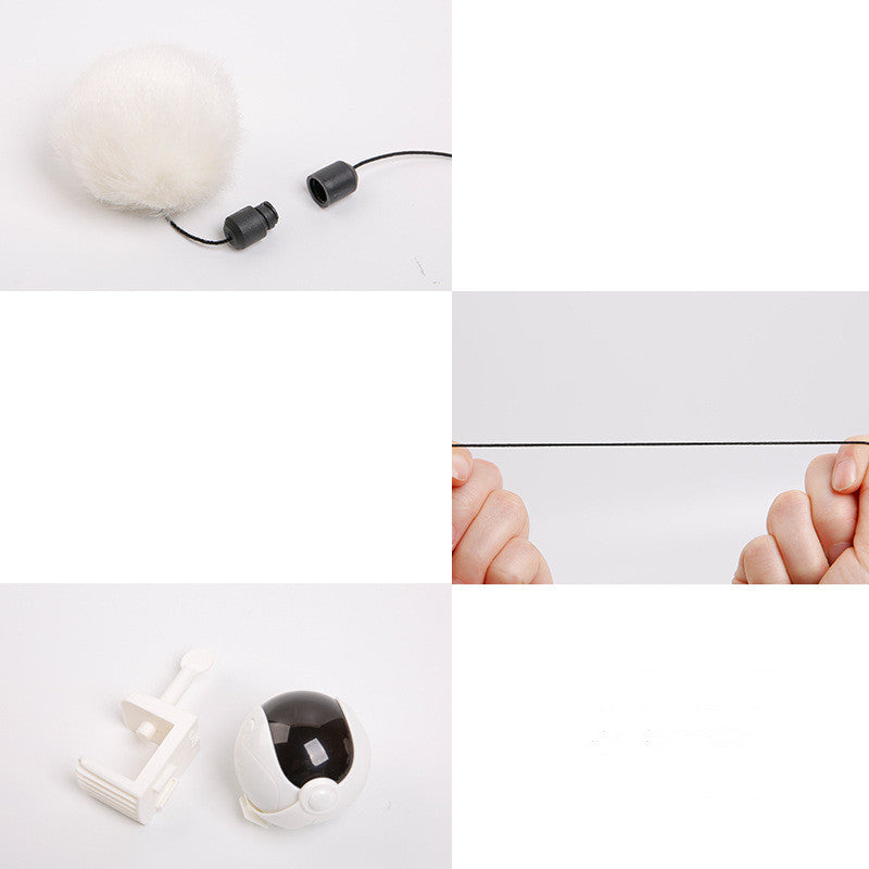 Gioco Interattivo per Gatti con Pallina Pon Pon Elastica