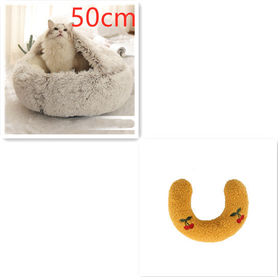 Cuccia Avvolgente "Comfort Ciambella" in Pile con Copertina - Dog Moda