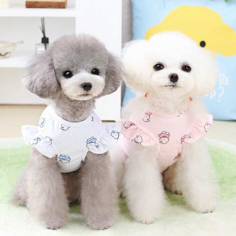 "DearBunny" Dog Shirt with Shoulder Pads