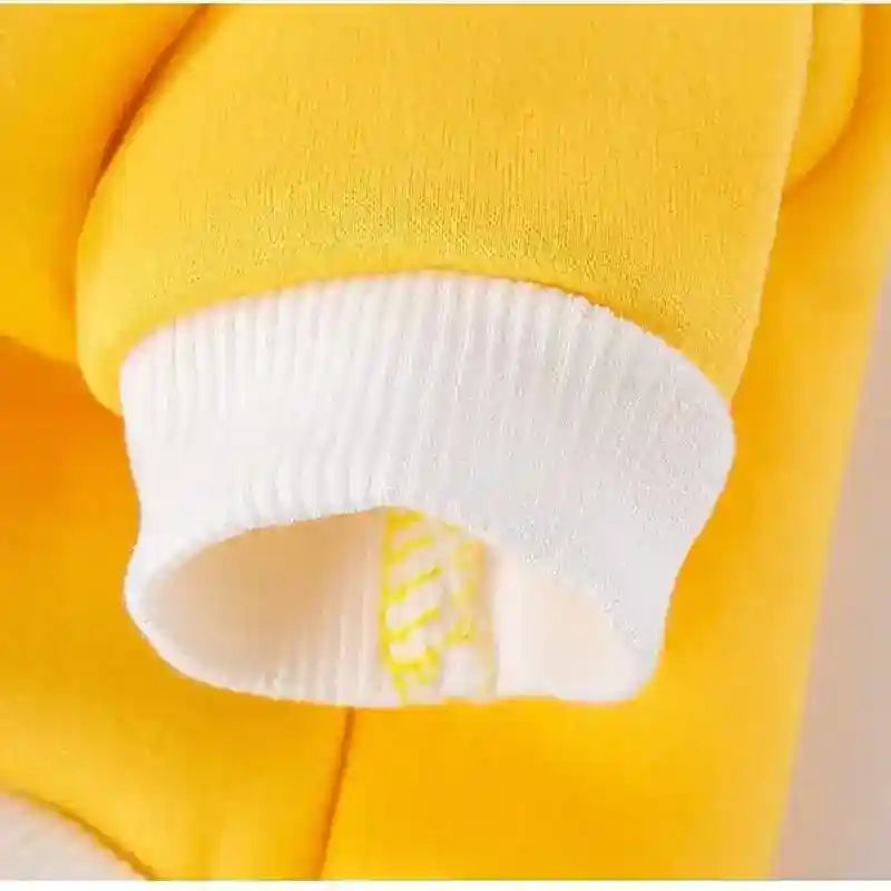 犬用フード付きバニースウェットシャツ - カートゥーンベア