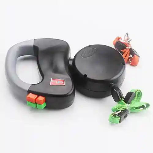 Retractable Dual Pet Dog Walking Leash by Dog Moda