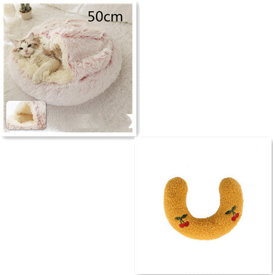 Cuccia Avvolgente "Comfort Ciambella" in Pile con Copertina - Dog Moda