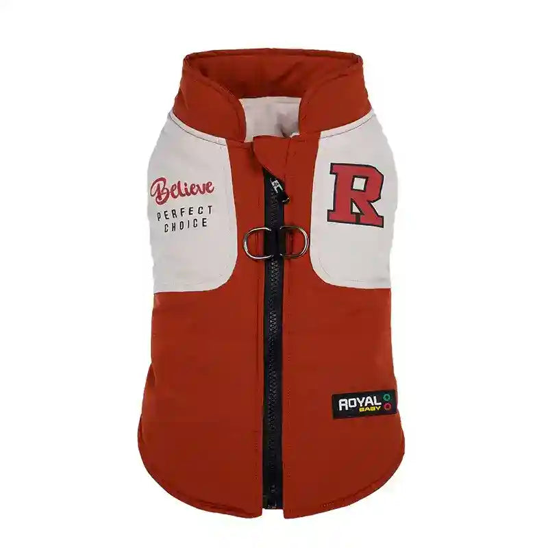 Abrigo acolchado Royal para perros con cremallera - Impermeable