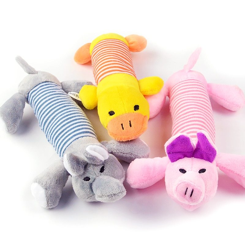 Animal Shaped Plush Dog Toy - Cheepet