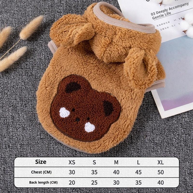 Warmer Hundemantel mit Bauchverschluss