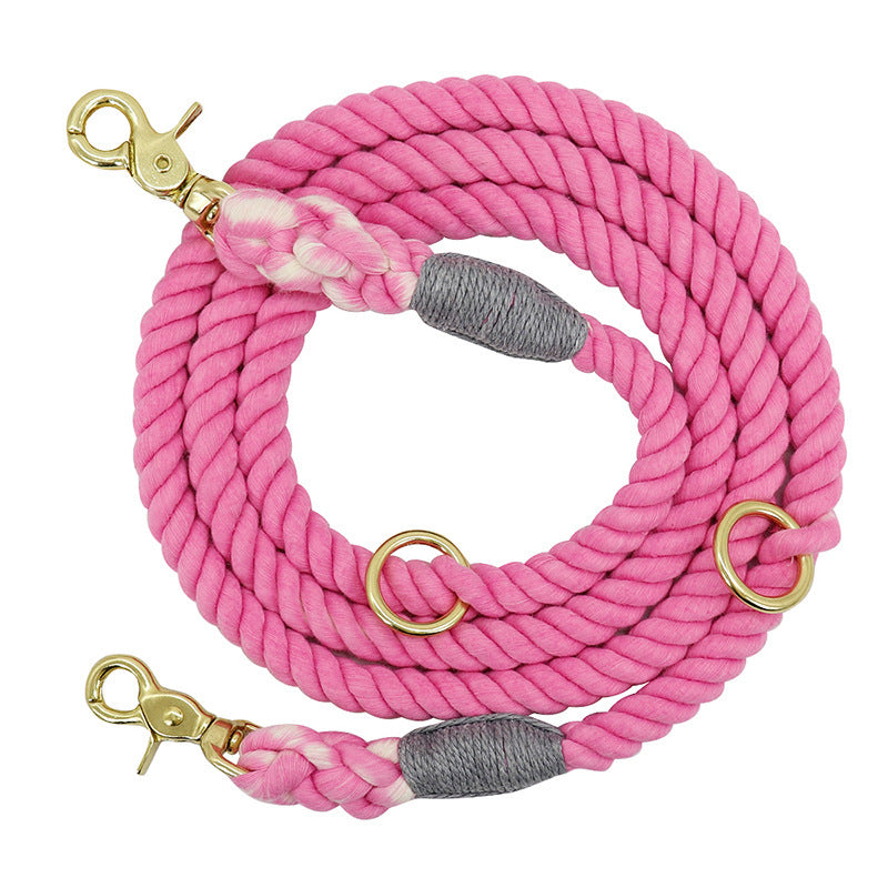 Guinzaglio in Cotone Multi-color per Cani – Comfort, Stile e Controllo