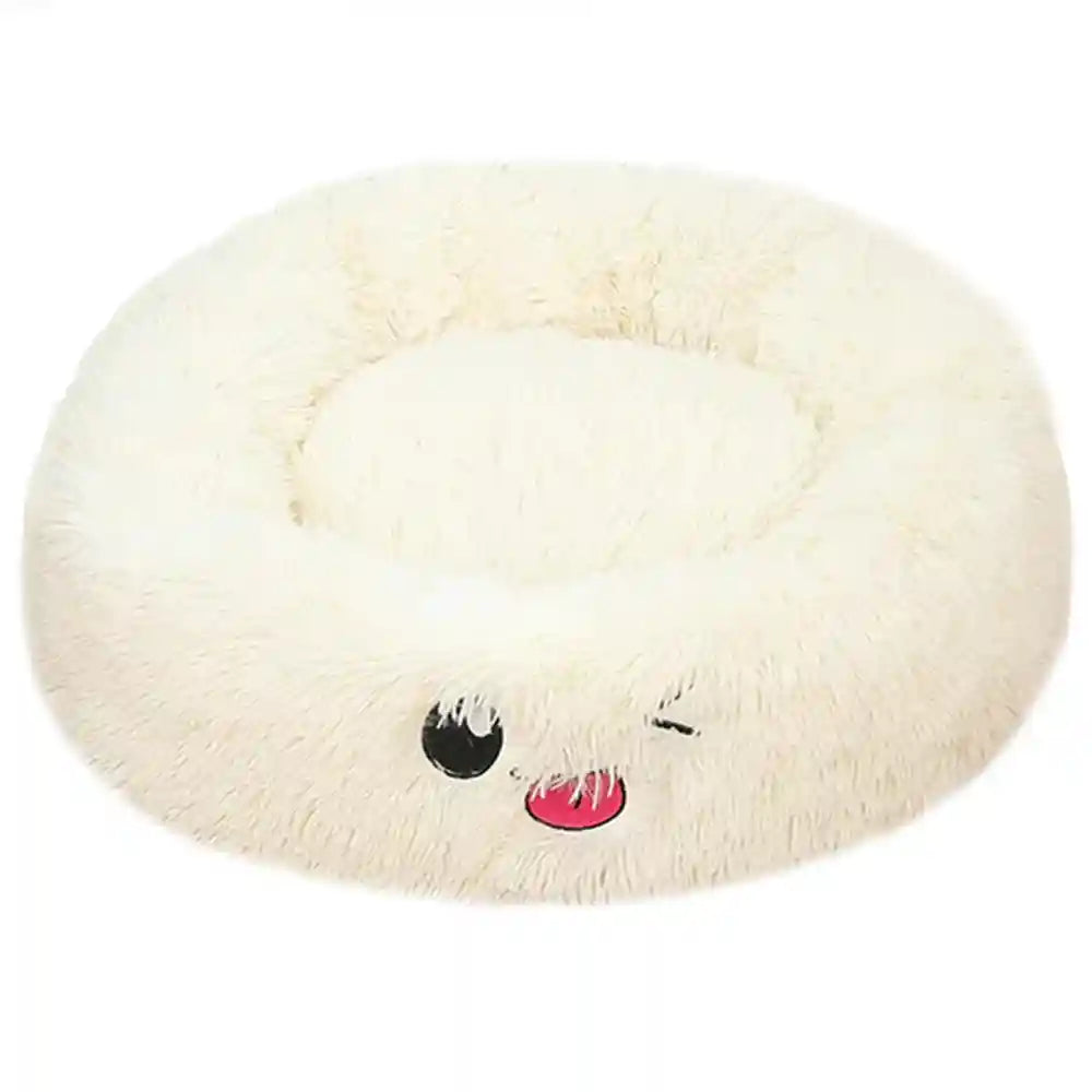 Cuccia Tonda in Pile per Cani e Gatti - Morbida e Calda by Dog Moda