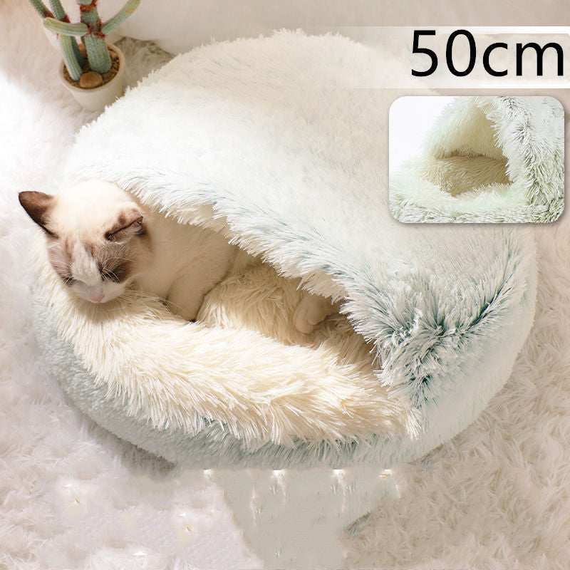 Cuccia Avvolgente "Comfort Ciambella" in Pile con Copertina - Dog Moda