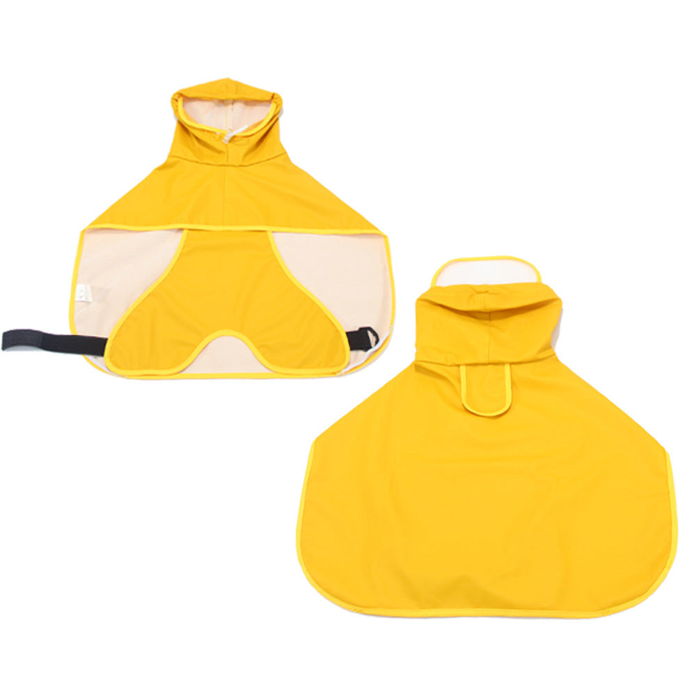 Waterproof Dog Cape with Visor - Total Protection for Your 4-Legged Friend