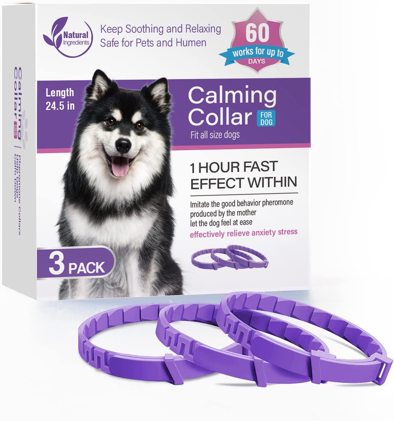 Collare Calmante Naturale Pet Soothing Calming Collar - Sollievo e Relax per Cani e Gatti