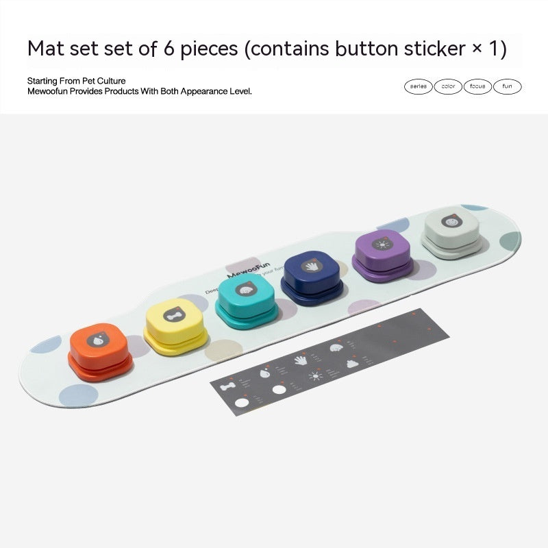 4 Colors Pet Communication Button One-click Prevent Physical Inactivity Recordable Dog Talking Button Toy Cat Toy Pet Products by Dog Moda