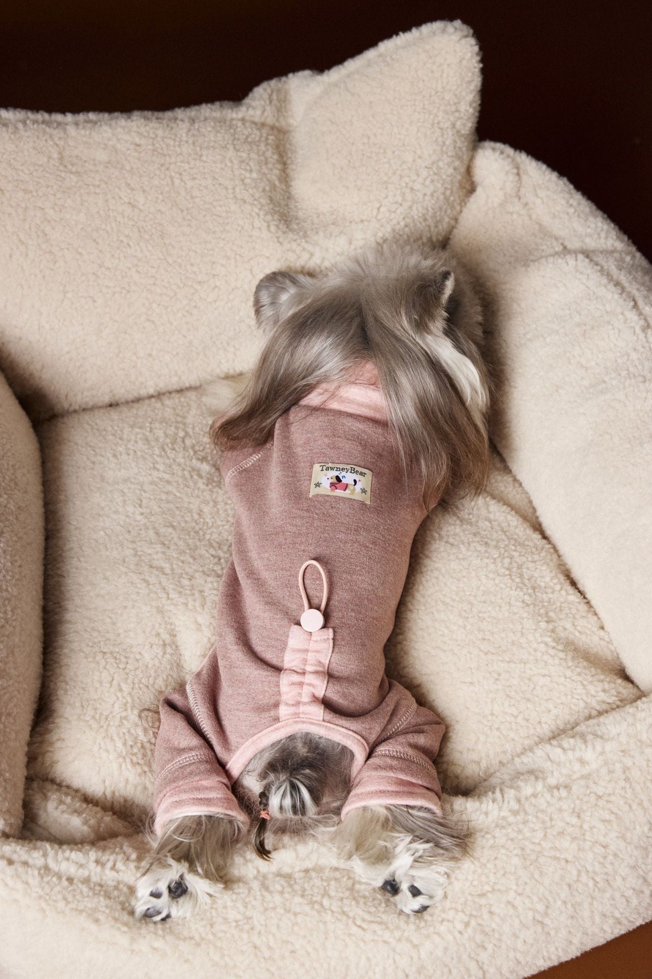 Tawney Bear Dog Onesie - Stretchy Comfort Pajamas