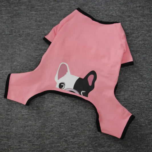Tutina Pile Cane Bulldog 4 Zampe - Pigiama Invernale by Dog Moda
