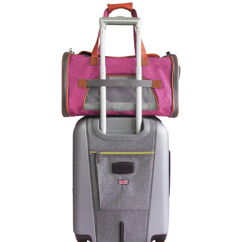 Trasportino per Cani e Gatti | Cabina Aereo e Auto | Apribile 4 Lati