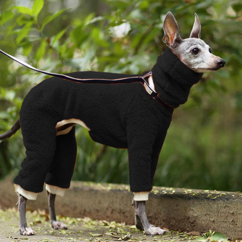 Fleecemantel „Lilac“ für Hunde mit Vierbeinschutz